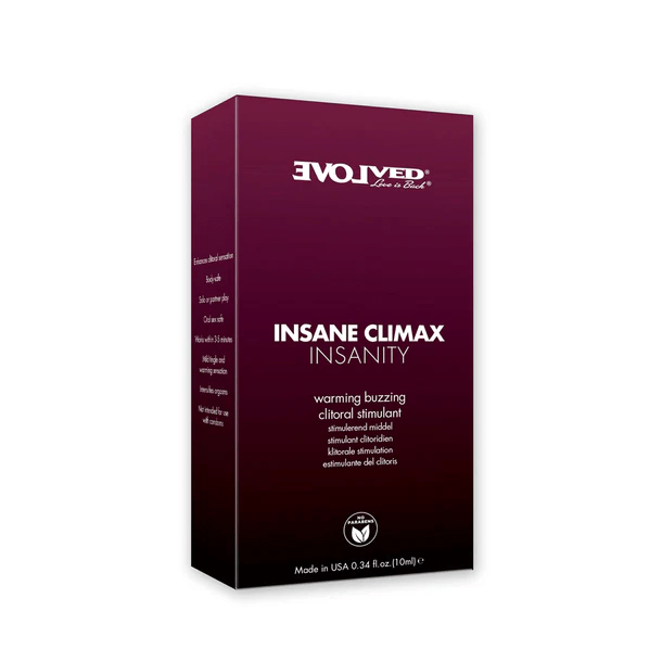 Evolved Clitoral Stimulators Evolved Insane Climax Insanity Warming Buzzing Clitoral Stimulant