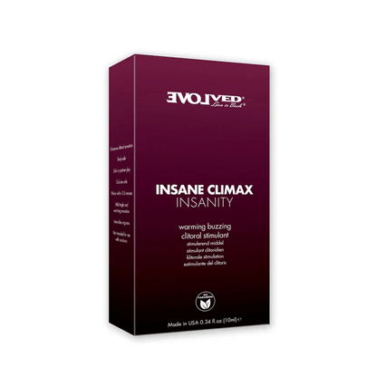 Evolved Clitoral Stimulators Evolved Insane Climax Insanity Warming Buzzing Clitoral Stimulant