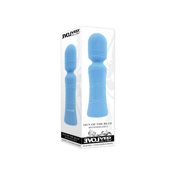 Evolved Wand Vibrators Evolved Out of the Blue Mini Wand