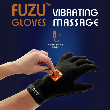 Fuzu Rechargeable Vibrating Massage Glove - XOXTOYS