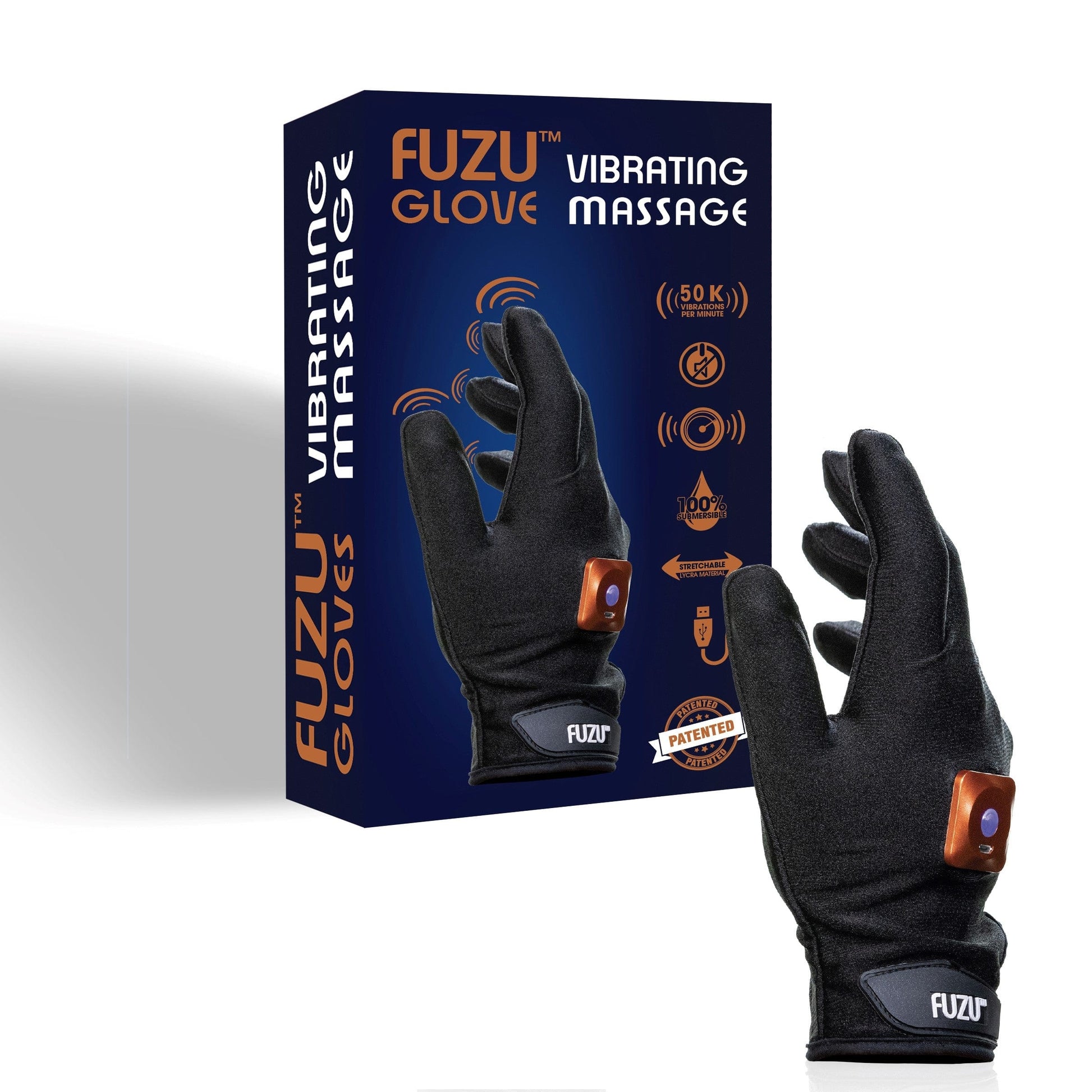 Fuzu Rechargeable Vibrating Massage Glove Relaxation XOXTOYS Fuzu Rechargeable Vibrating Massage Glove Relaxation XOXTOYS