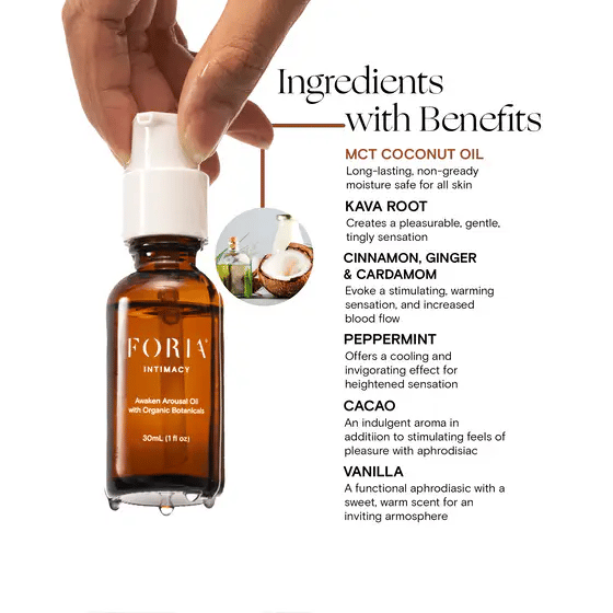 Foria Lubes & Lotions Foria Awaken Arousal Oil with Organic Botanicals