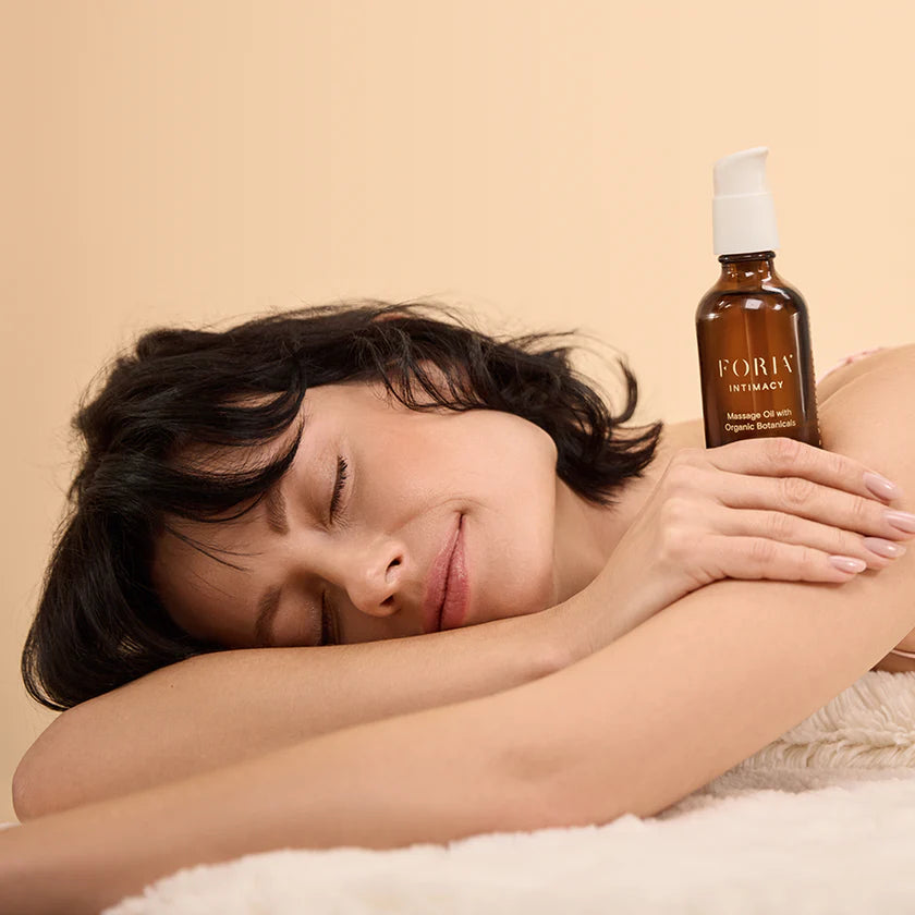 Foria Intimacy Massage Oil with Organic Botanicals - XOXTOYS