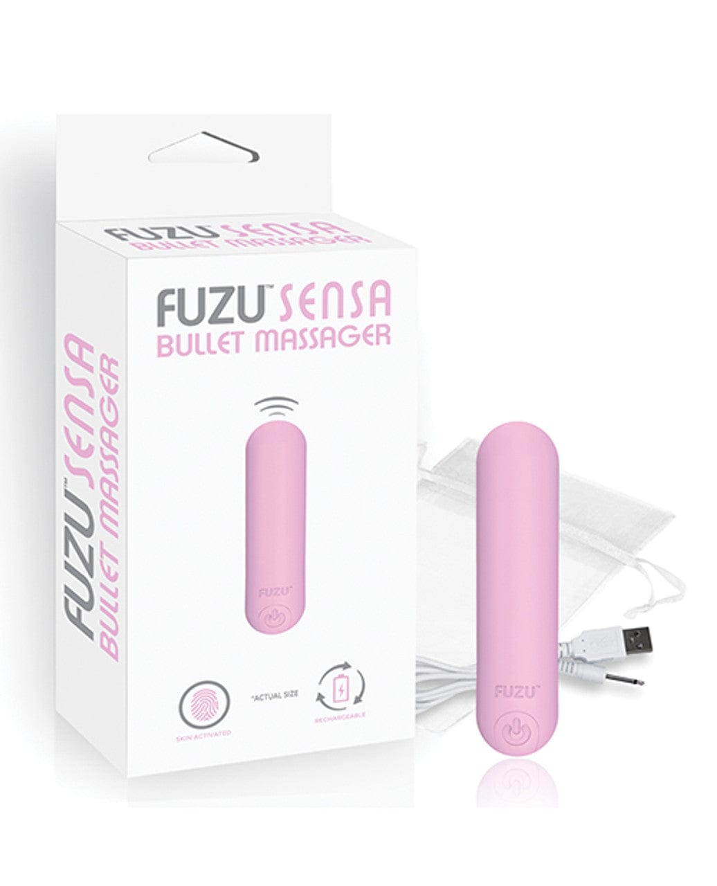 Fuzu Bullets & Mini Vibes Pastel Pink Fuzu Sensa Bullet Massager