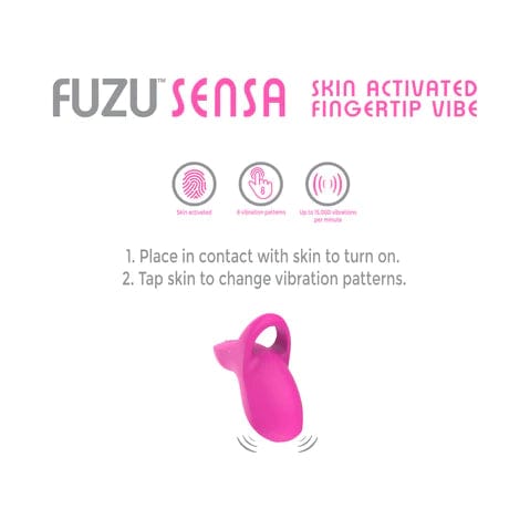 Fuzu Vibrators Fuzu Sensa Skin Activated Fingertip Vibe