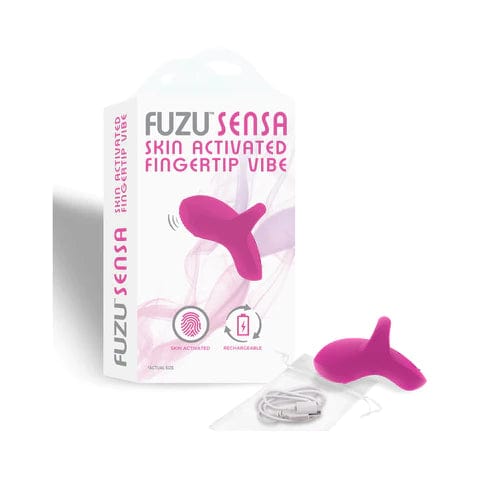 Fuzu Vibrators Pink Fuzu Sensa Skin Activated Fingertip Vibe