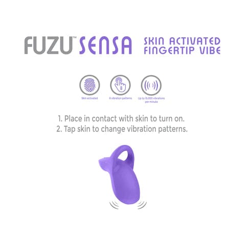 Fuzu Vibrators Fuzu Sensa Skin Activated Fingertip Vibe