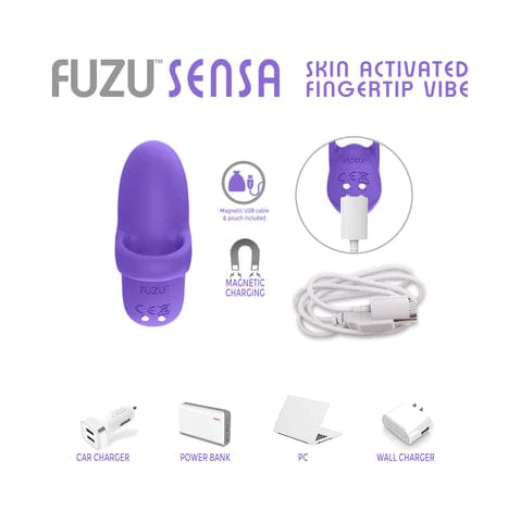 Fuzu Vibrators Fuzu Sensa Skin Activated Fingertip Vibe