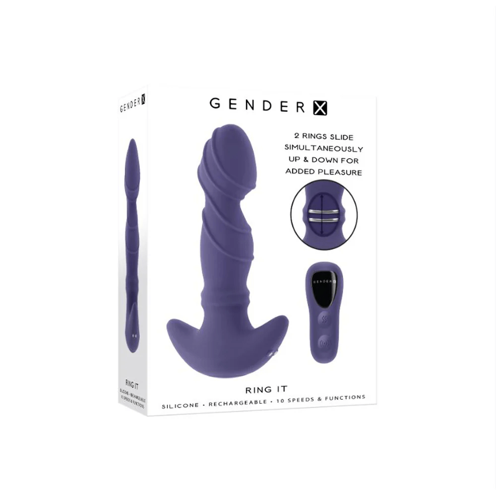 Gender X Anal Toys Gender X Ring It Anal Vibrator