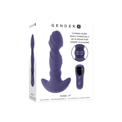 Gender X Anal Toys Gender X Ring It Anal Vibrator