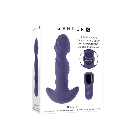 Gender X Anal Toys Gender X Ring It Anal Vibrator