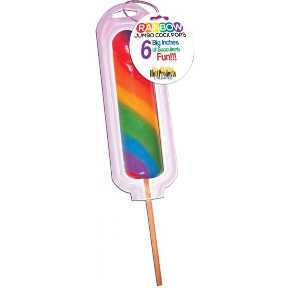 Hott Products Rainbow Jumbo Candy Cock Pop