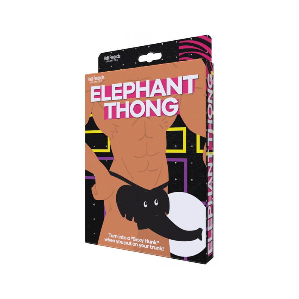 Hott Products Elephant Thong - Black
