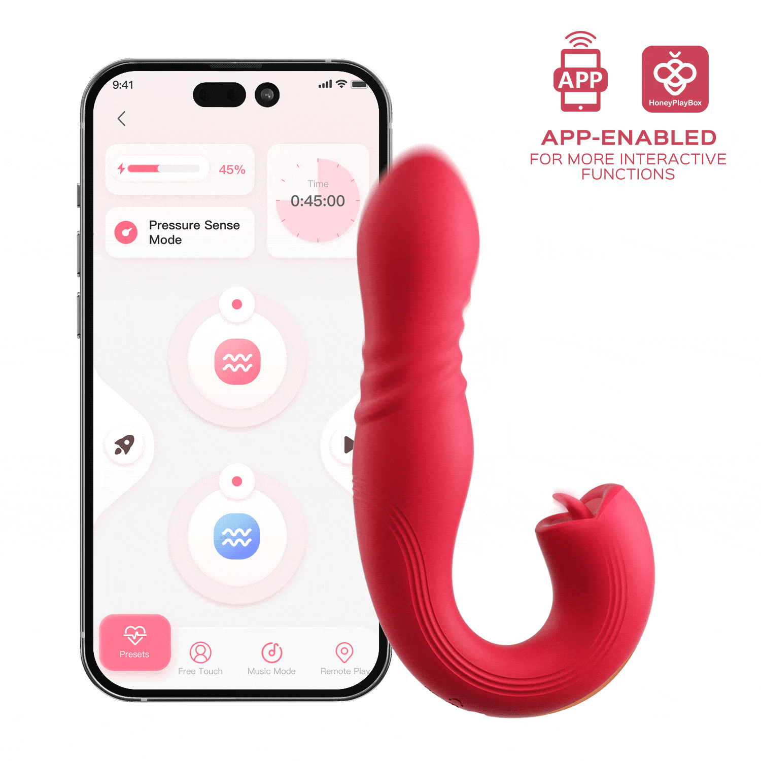 JOI Thrust2 App-Controlled Pressure-Sensing Thrusting Vibrator XOXTOYS JOI Thrust2 App-Controlled Pressure-Sensing Thrusting Vibrator XOXTOYS