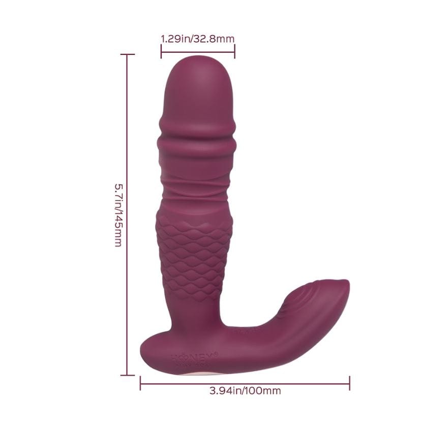 Honey Play Box Vibrators Honey Play Box Ryder App-Controlled Thrusting G-spot & Clit Vibrator