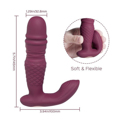 Honey Play Box Vibrators Honey Play Box Ryder App-Controlled Thrusting G-spot & Clit Vibrator