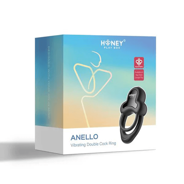 Honey Play Box App Controlled Toys Honey Play Box Anello Vibrating Double Cock Ring