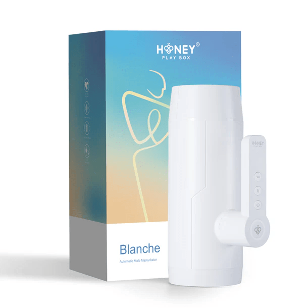 Honey Play Box Blanche automatic thrusting male masturbator