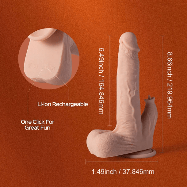Honey Play Box App Controlled Toys Honey Play Box Colter App-Enabled Thrust/Licking Dildo