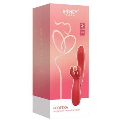 Honey Play Box App Controlled Toys Honey Play Box Fortexa App-Enabled Flapping Dual Vibrator