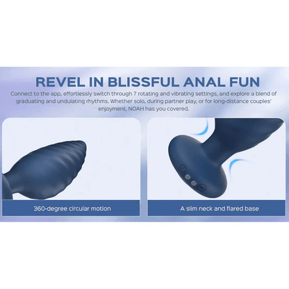 Honey Play Box App Controlled Toys Honey Play Box Noah App-Controlled Rotating Butt Plug
