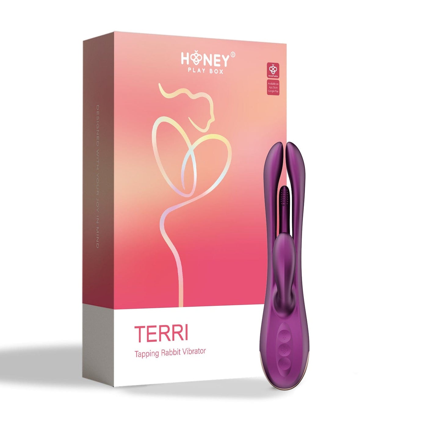 Honey Play Box Rabbit Vibrators Honey Play Box Terri Tapping Rabbit Vibrator