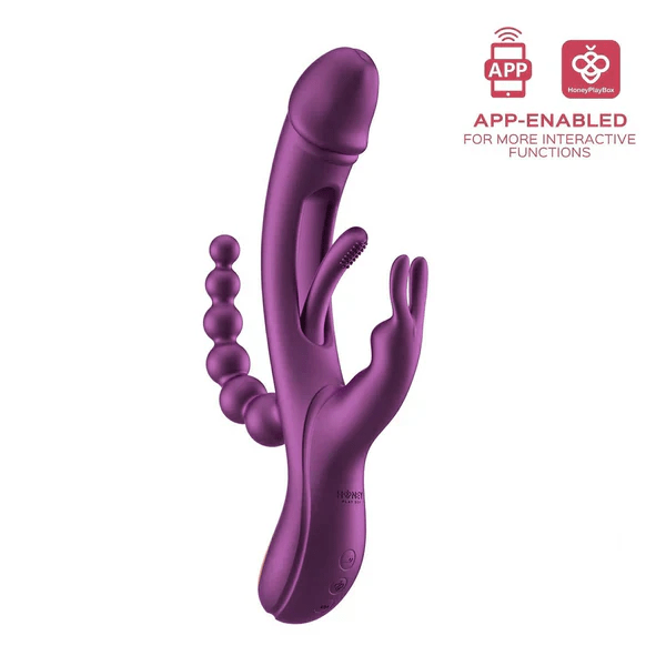 Honey Play Box App Controlled Toys Honey Play Box Trilux App-Enabled Rabbit Vibrator