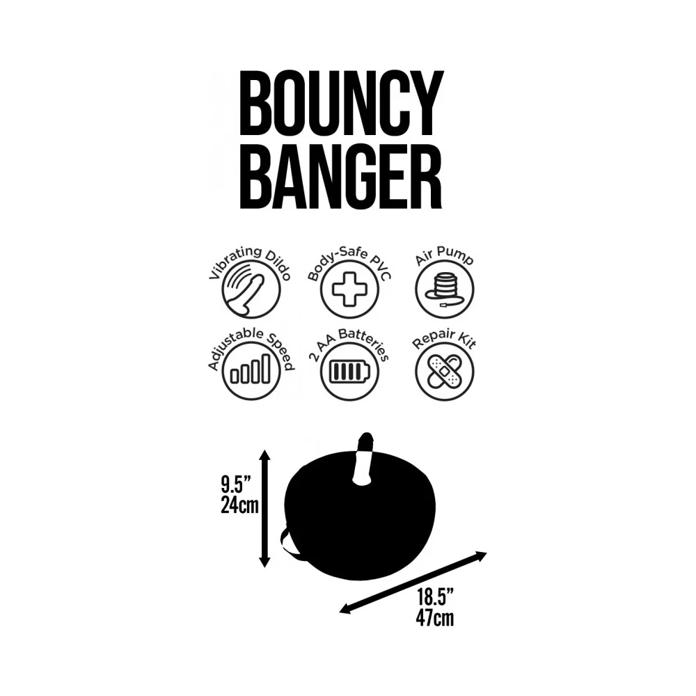 Hott Products Dildo Hott Products Bouncy Banger Inflatable Sex Cushion
