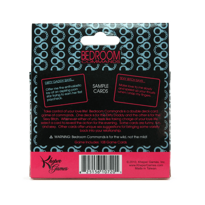 Kheper Games Inc Bedroom Commands Card Game