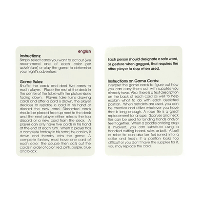 Kheper Games Inc 50 Positions of Bondage Card Game