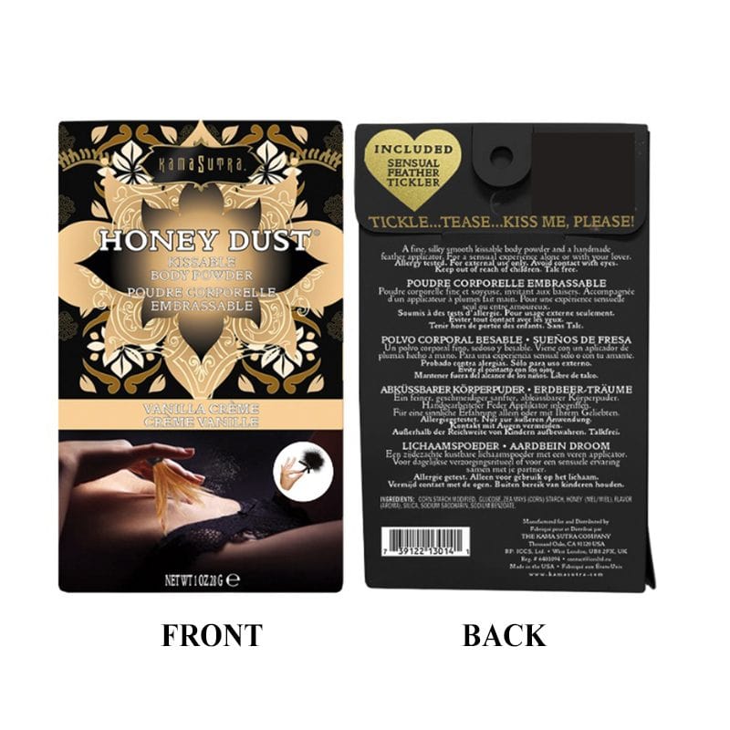Kama Sutra Sensual Love Vanilla Crème / 1 oz Kama Sutra Honey Dust Kissable Body Powder