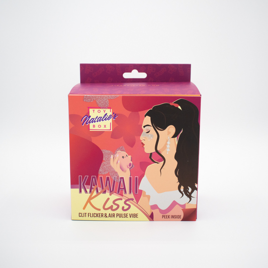 Natalie's Toybox Kawaii Kiss Clit Flicker & Air Pulse - XOXTOYS