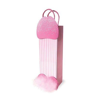 Little Genie Productions Pink Penis Gift Bag with feather balls