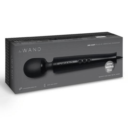 Le Wand Wand Massagers Black Le Wand Die Cast Plug-In Vibrating Massager