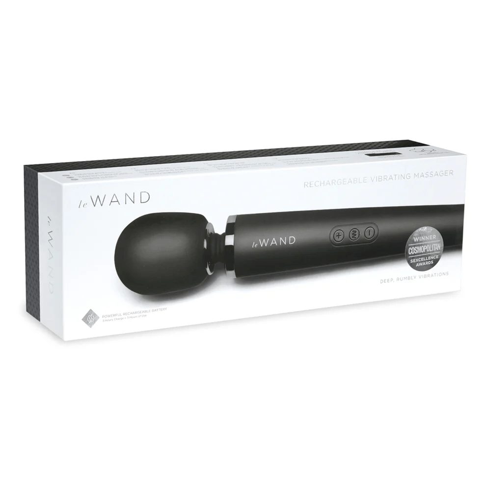 Le Wand Vibrators Black Le Wand Rechargeable Vibrating Massager