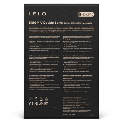Lelo Vibrators Lelo Enigma Double Sonic Massager