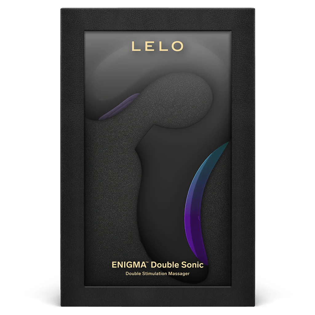 Lelo Vibrators Black Lelo Enigma Double Sonic Massager