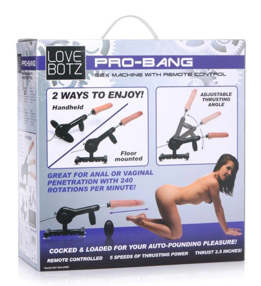 Lovebotz Pro-Bang Remote Control Sex Machine - XOXTOYS