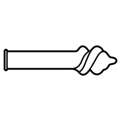 Kimono Condoms Kimono Swirl Double Spiral Shape Condom