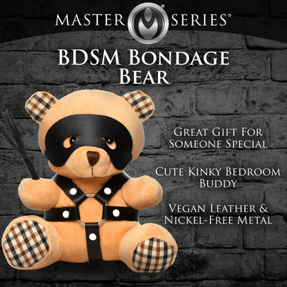 Master Series Novelties & Parties Master Series BDSM Teddy Bear Plush
