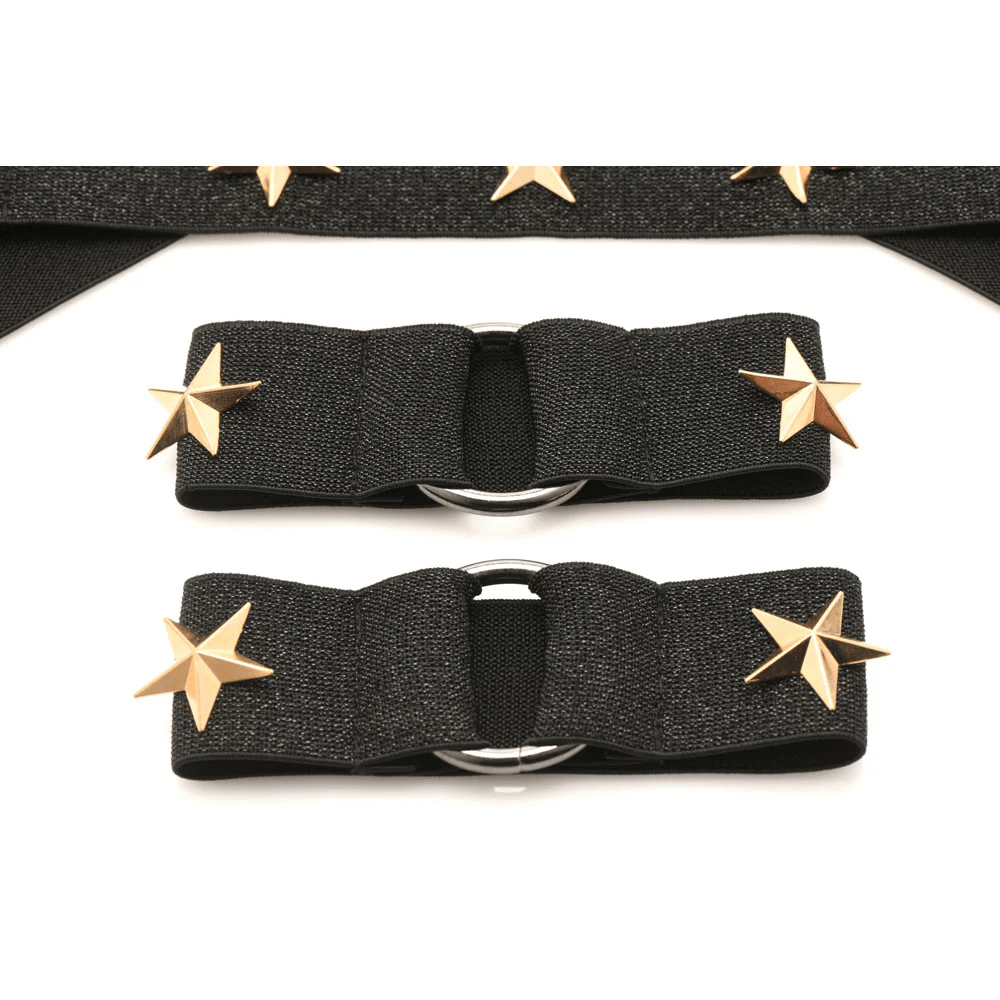 Master Series Harness Master Series Rave Harness Elastic Chest Harness with Arm Bands