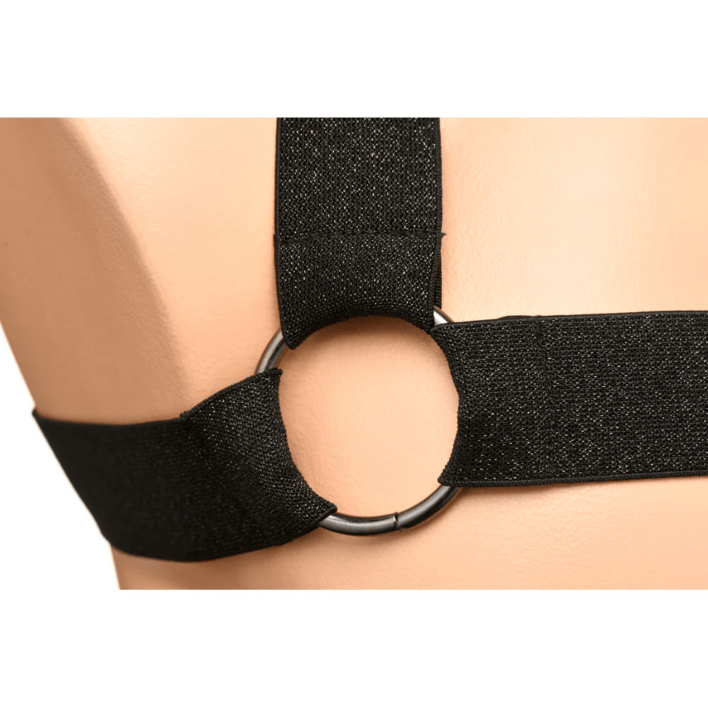 Master Series Harness Master Series Rave Harness Elastic Chest Harness with Arm Bands