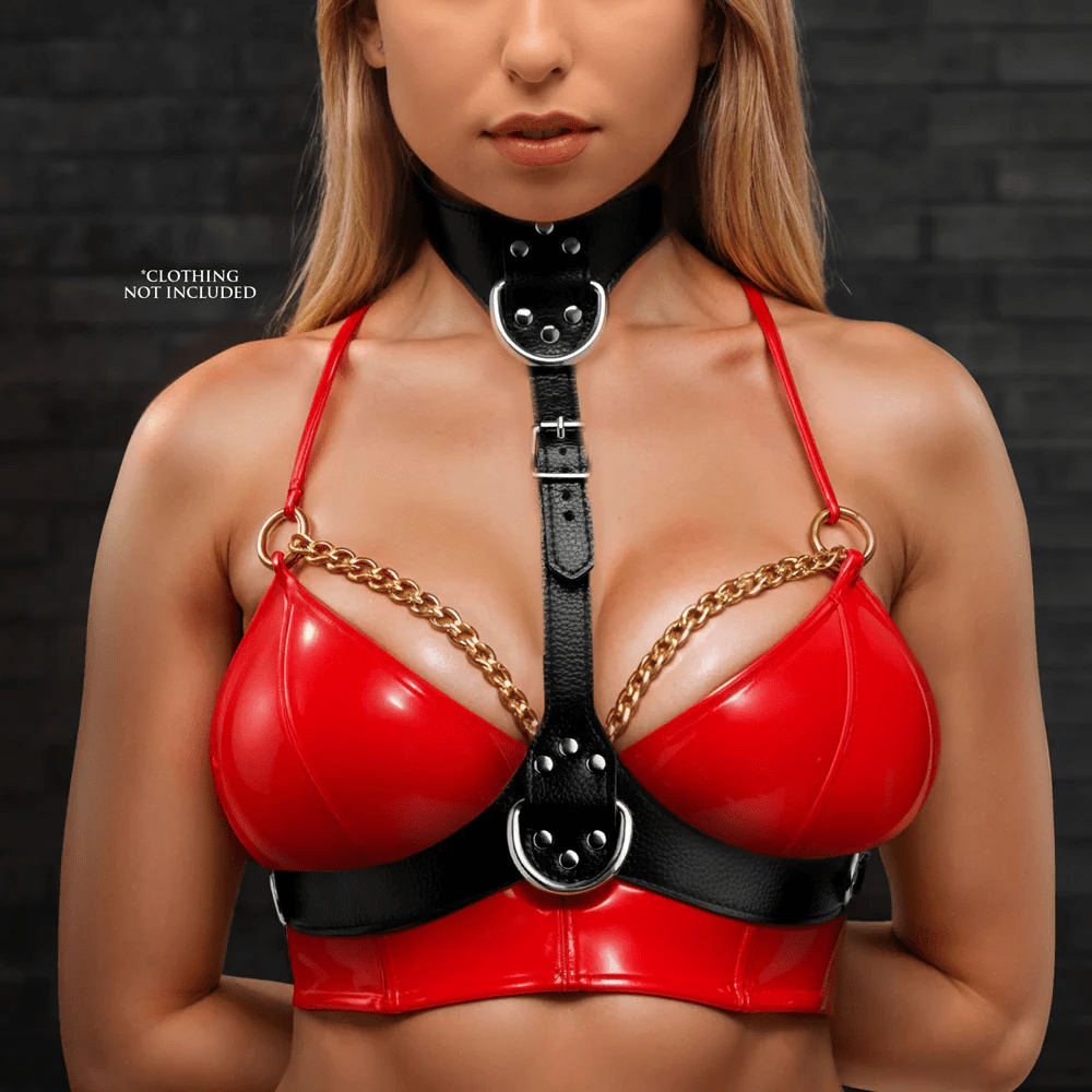 Master Series BDSM Master Series Vixen Female Chest Harness