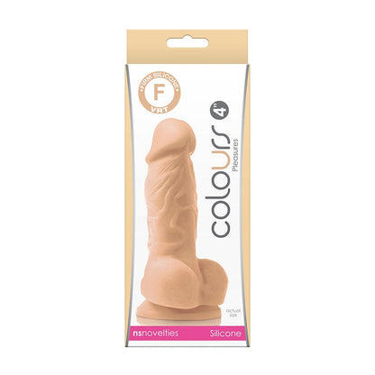 NS Novelties Dildos White NS Novelties Colors Pleasures 4” Dildo