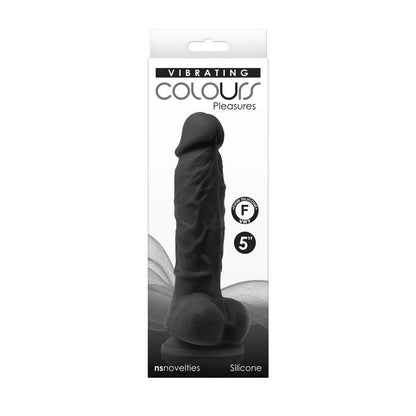 NS Novelties Dildos Black NS Novelties Colours 5″ Vibrating Dildo