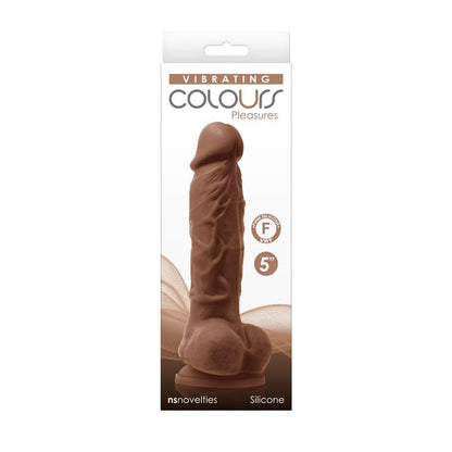 NS Novelties Dildos Brown NS Novelties Colours 5″ Vibrating Dildo