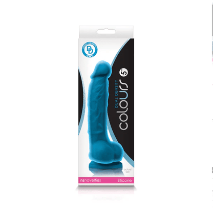 NS Novelties Dildos Blue NS Novelties Colours Dual Density 5” Dildo