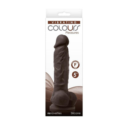 NS Novelties Dildos Dark Brown NS Novelties Colours Dual Density 5” Dildo