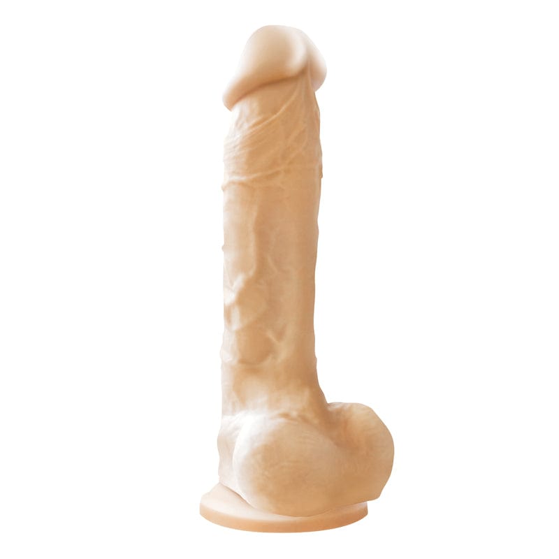 NS Novelties Dildo White NS Novelties Colours Pleasures 8" Silicone Dildo