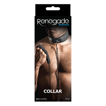 NS Novelties Renegade Bondage Collar Vinyl - XOXTOYS